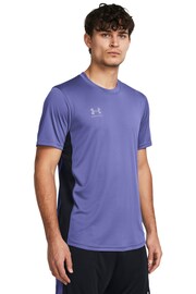 Under Armour Pale Blue Challenger T-Shirt - Image 1 of 4