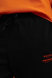 Reiss x McLaren F1 Team Black McLaren F1 Cotton Drawstring Joggers - Image 5 of 12