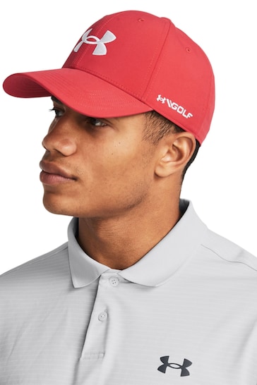 Under Armour Red/White/Grey Golf 96 Cap