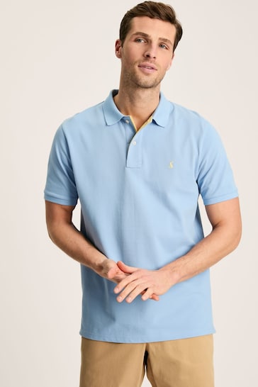 Joules Woody Light Blue Cotton Polo Shirt