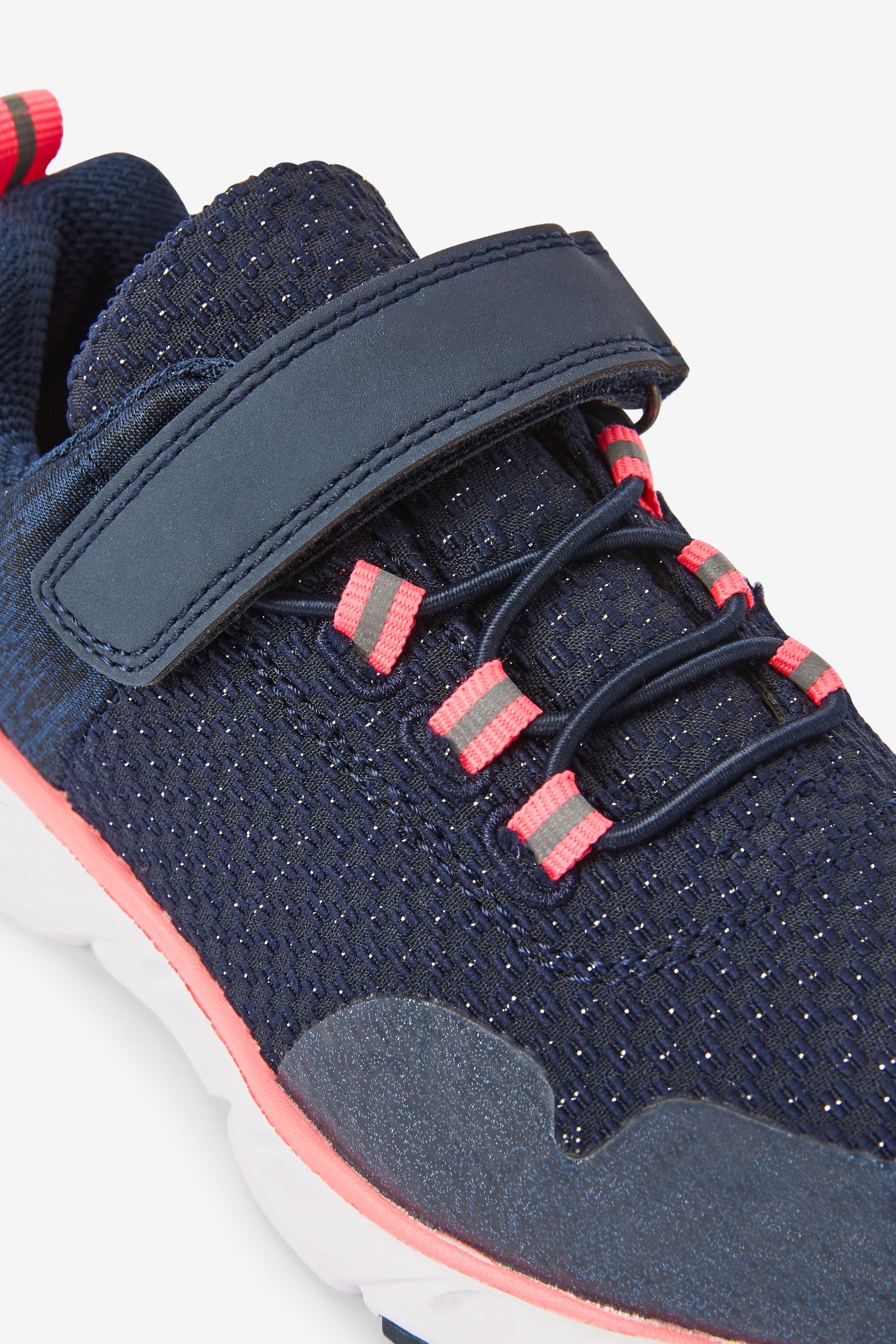 Navy and 2025 pink trainers