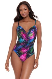 Miraclesuit Multi Bonita Tummy Control Black Swimsuit - Image 2 of 5