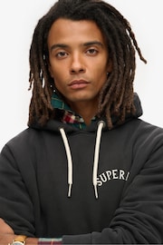 Superdry Black Tattoo Graphic Hoodie - Image 3 of 4