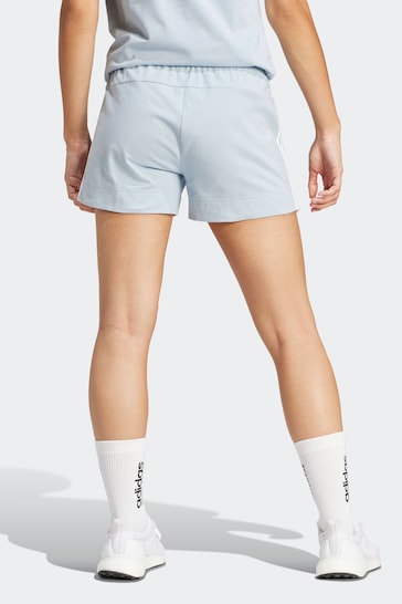 adidas Blue Slim Essentials 3-Stripes Shorts