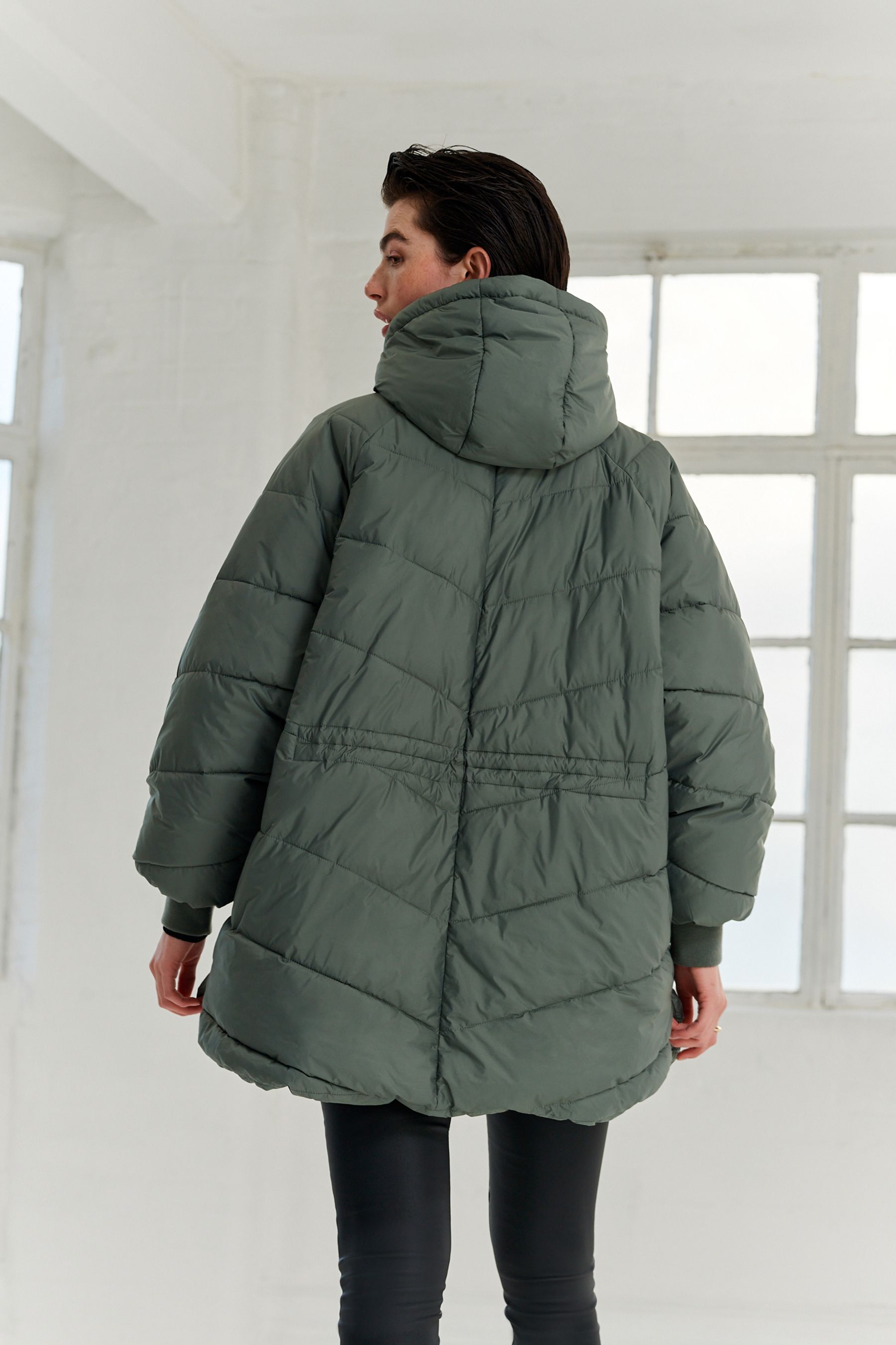 Next green padded jacket new arrivals