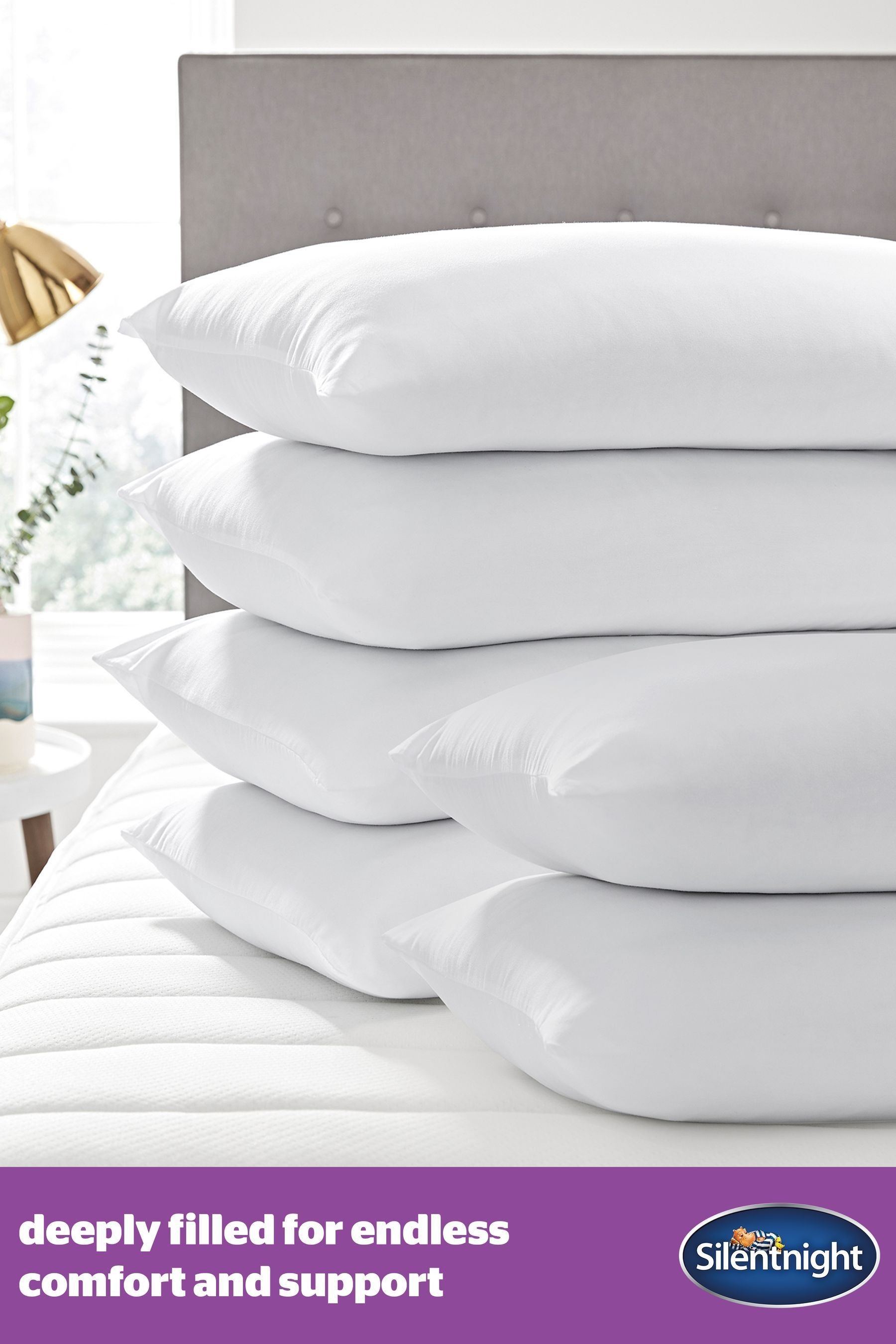 Silent night pillows deep sleep top
