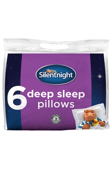 Silentnight 6 Pack Deep Sleep Pillows