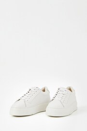 Vagabond Judy White Leather Trainers - Image 2 of 3