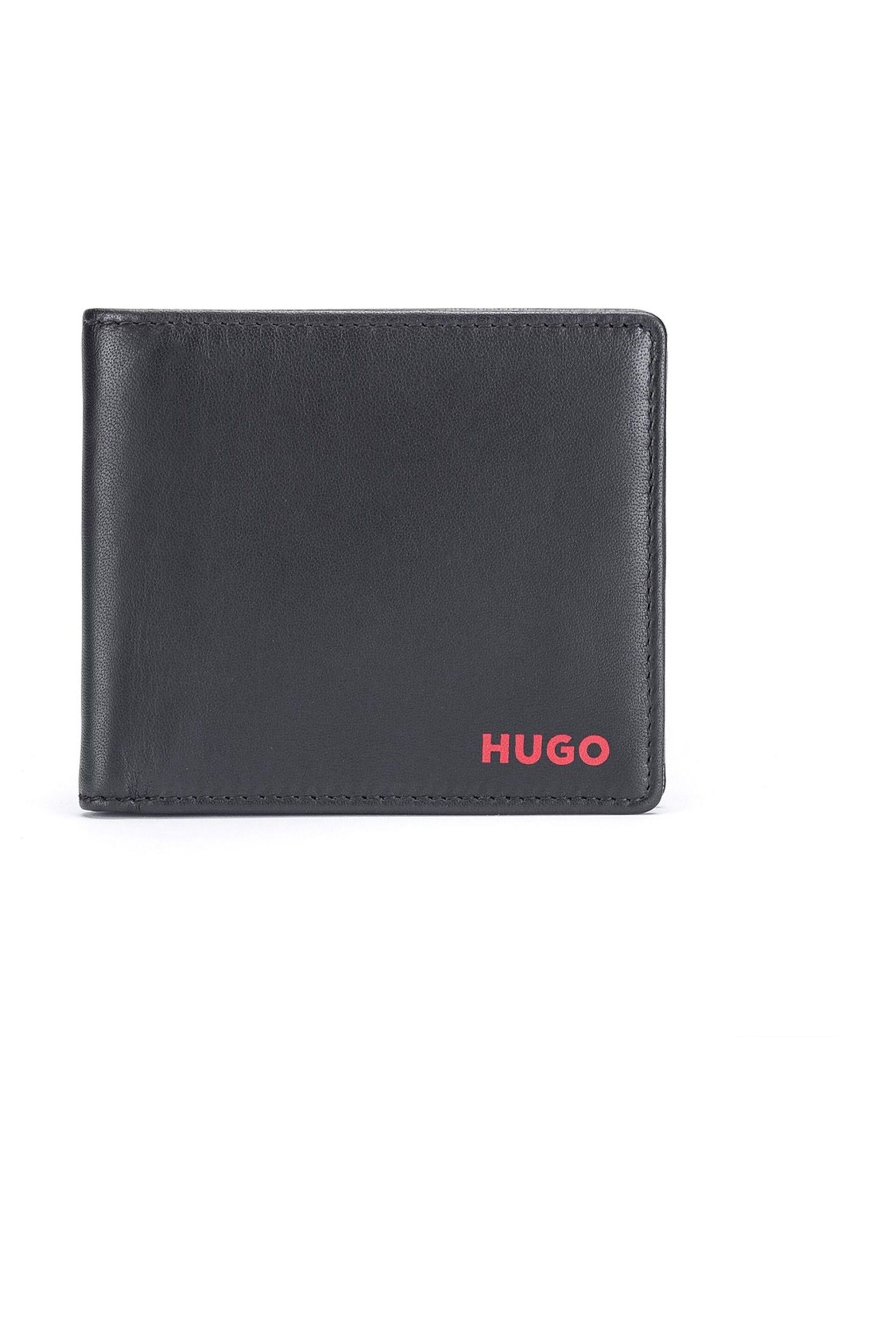 HUGO Black Subway Wallet - Image 1 of 4