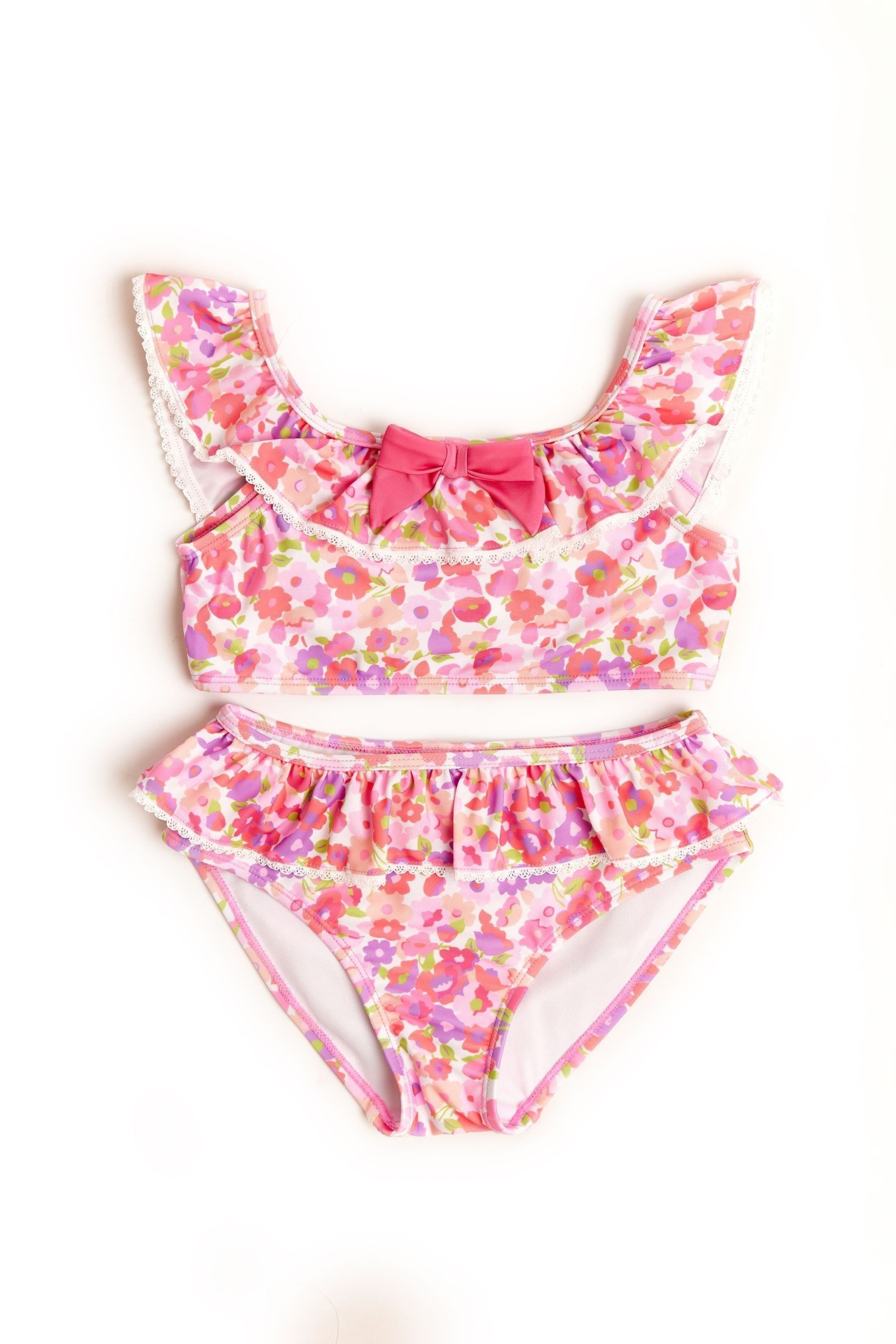 Nicole Miller Pink Floral Bikini Set - Image 1 of 5
