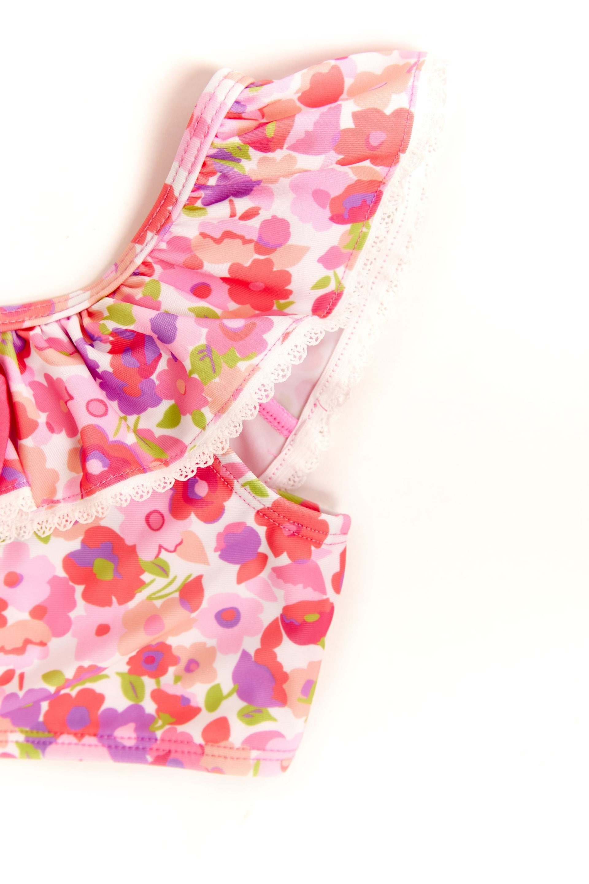 Nicole Miller Pink Floral Bikini Set - Image 4 of 5