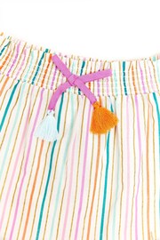 Nicole Miller Striped Cotton Multi Skirt - Image 3 of 4