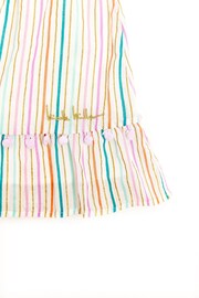 Nicole Miller Striped Cotton Multi Skirt - Image 4 of 4
