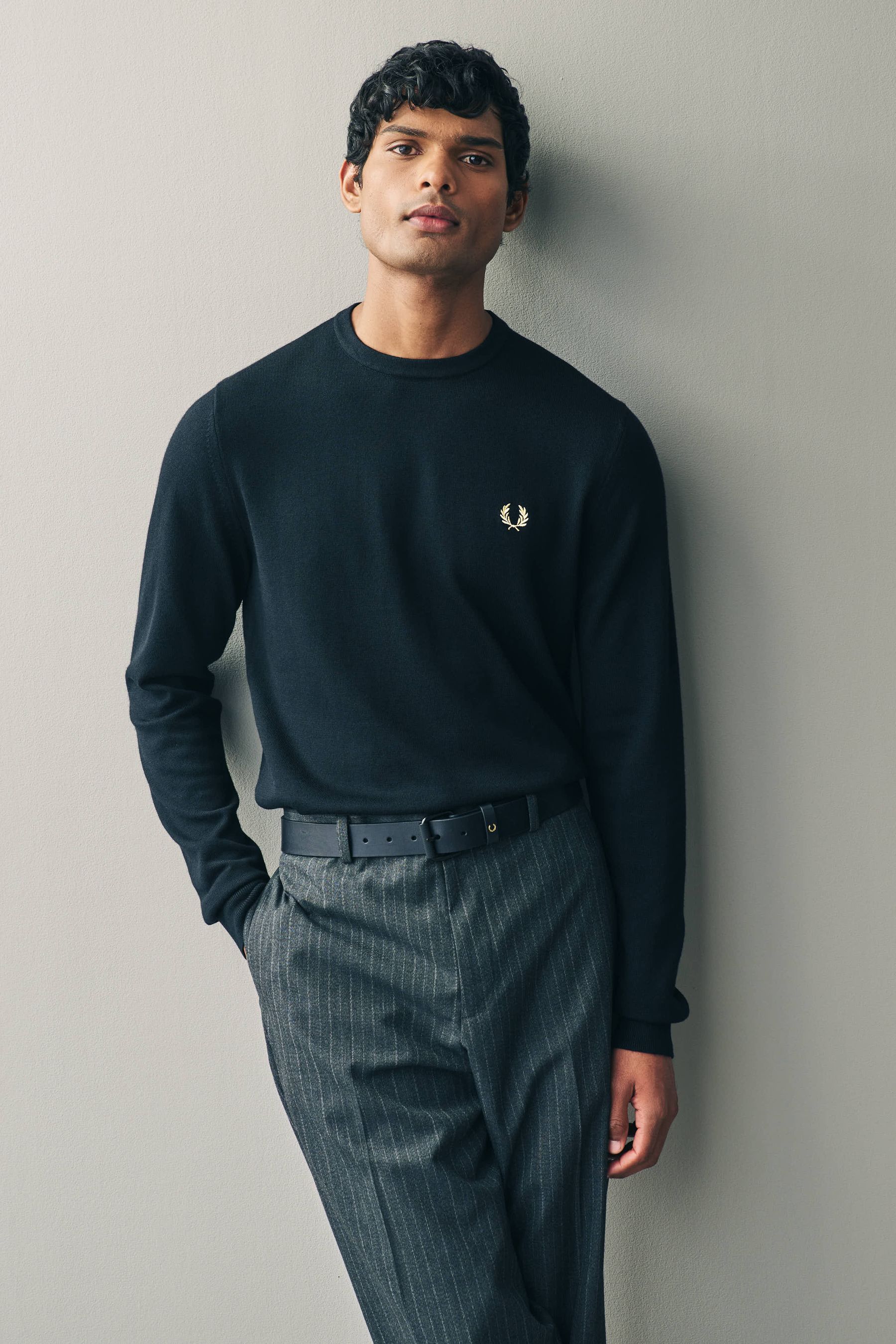 Fred perry grey jumper new arrivals