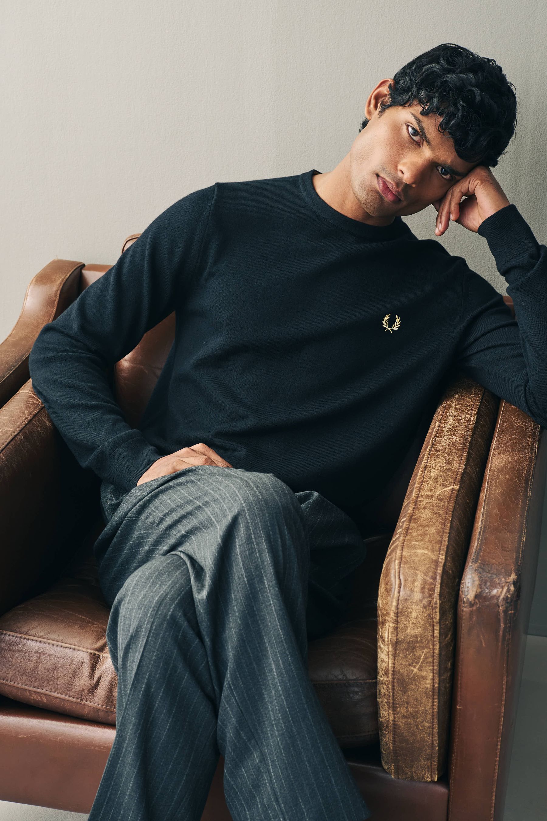 Fred Perry Classic Crew Neck Jumper
