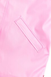 Nicole Miller Pink Pearlescent Raincoat - Image 4 of 4