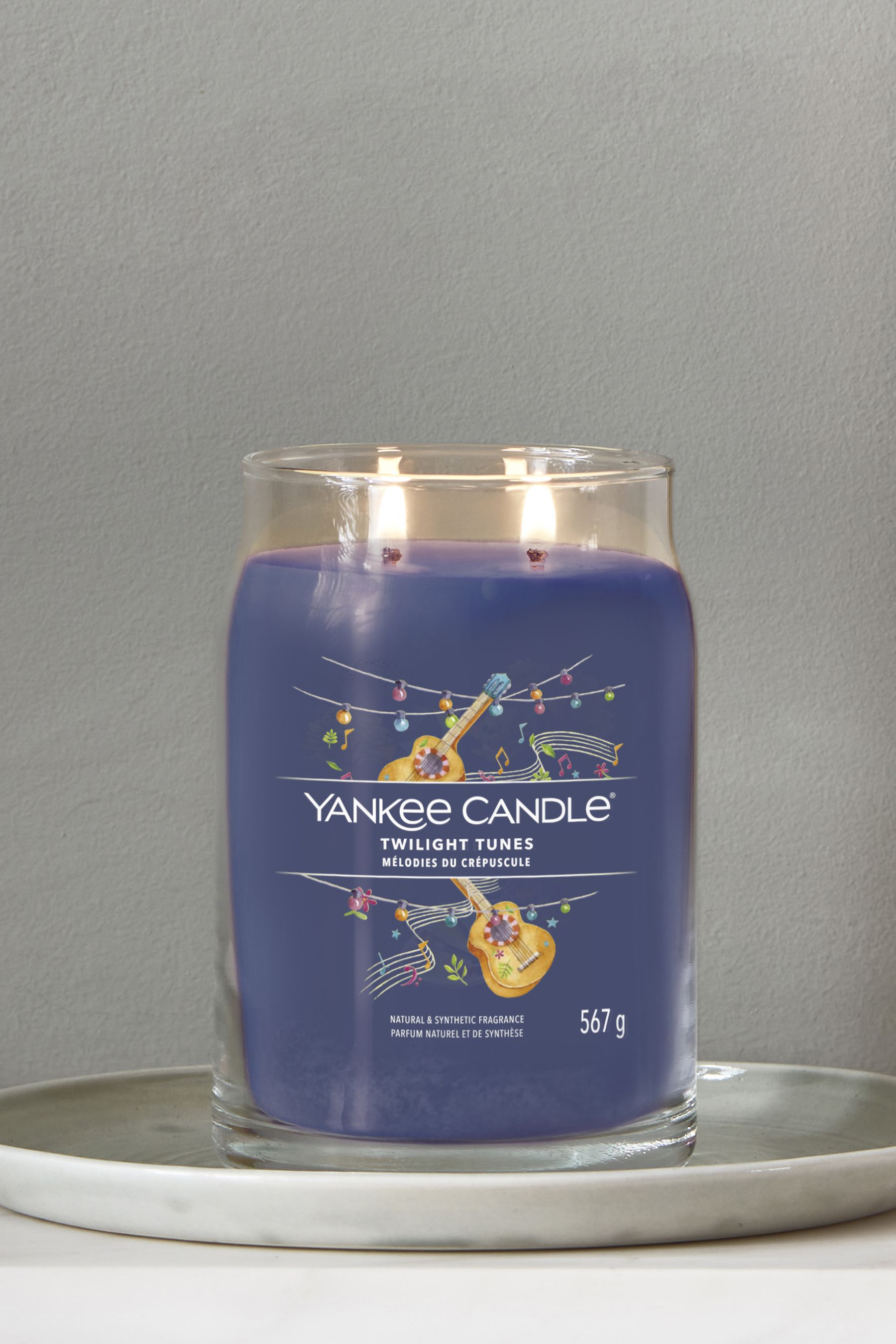 Yankee Candle Blue Twilight Storm Bougie Parfumée Classic Grande   181009