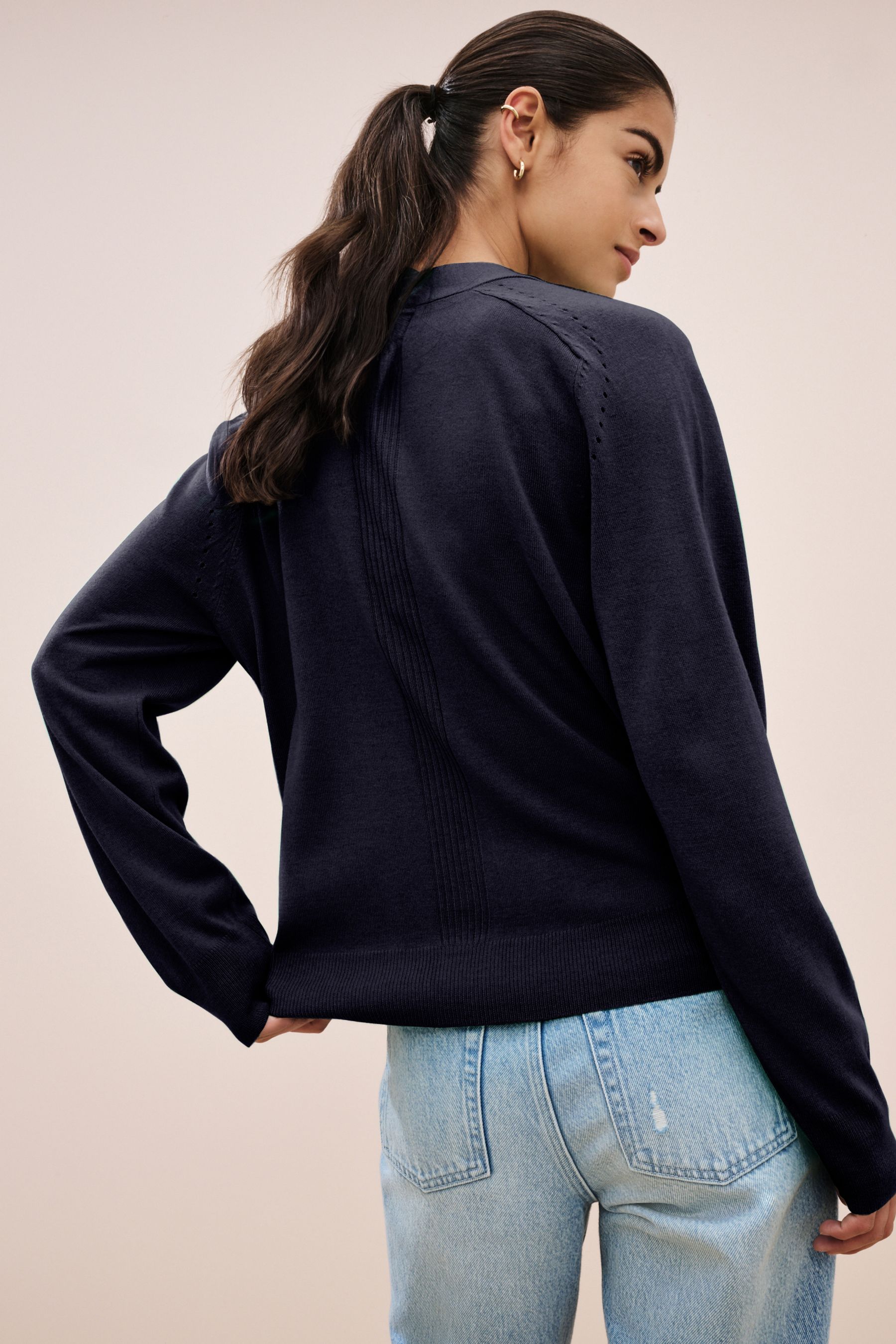 Next navy cardigan clearance