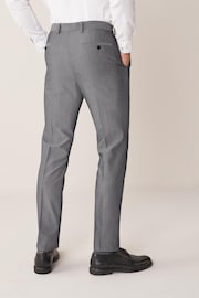 Light Grey Slim Suit Trousers - Image 2 of 5