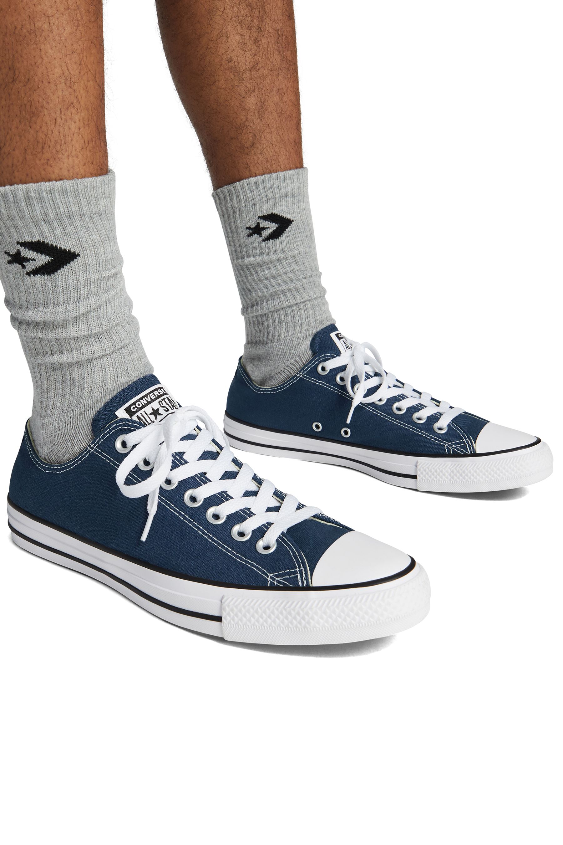 Converse Navy Standard Fit Chuck Taylor All Star Ox Trainers