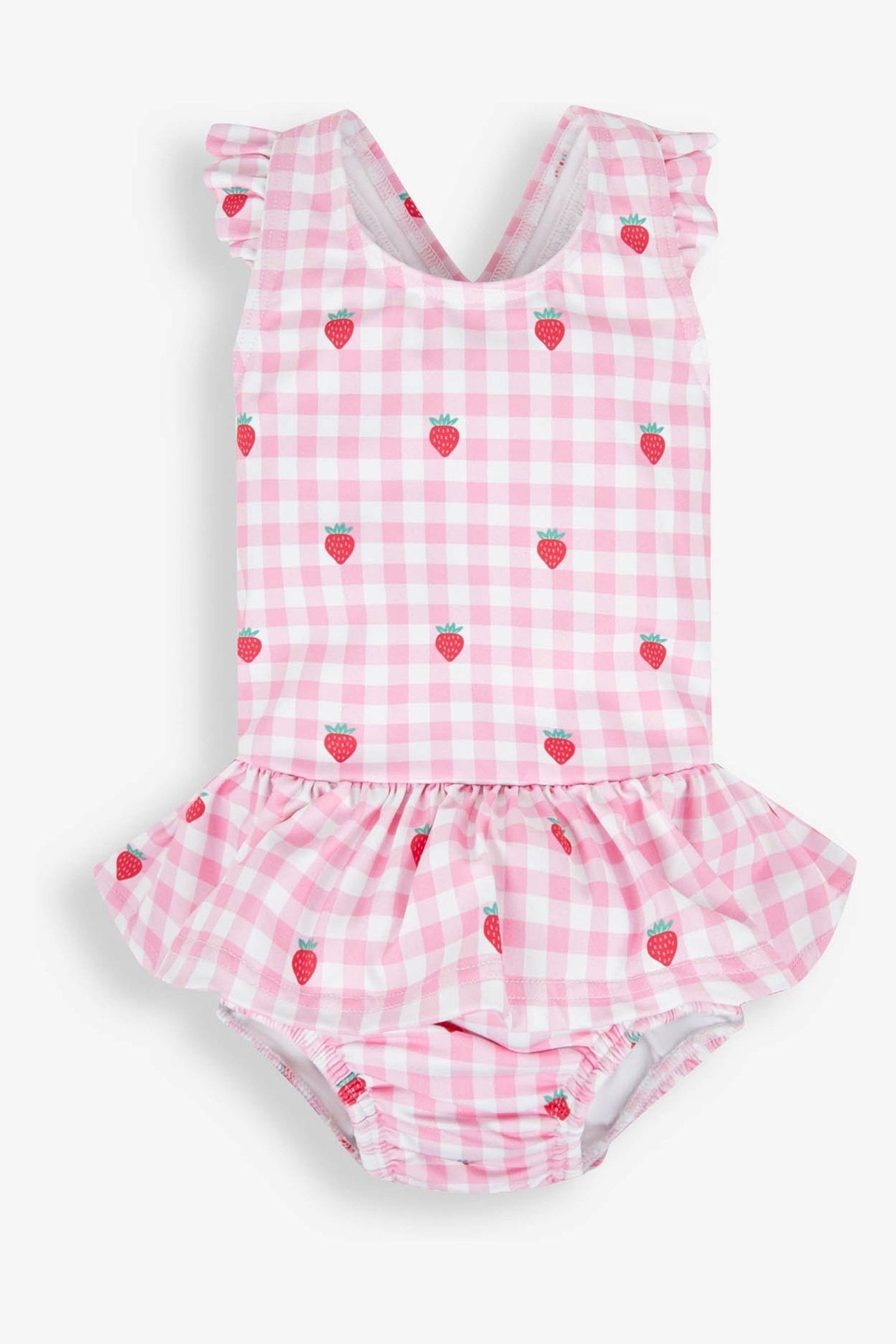 Buy JoJo Maman Bebe Pink Swimsuit With Integral Nappy from Next Canada
