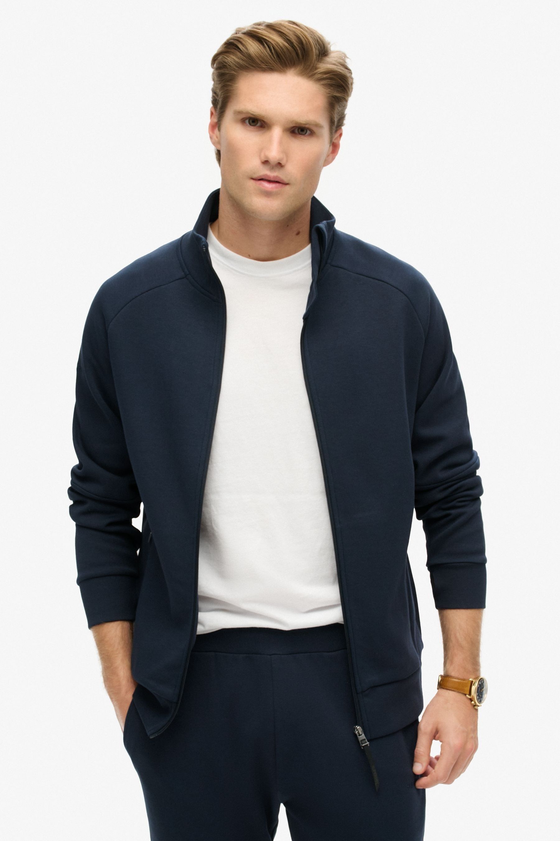 Superdry athletic jacket sales