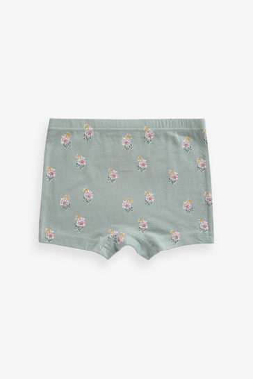 Blue/Pink Ditsy Floral Shorts 5 Pack (2-16yrs)
