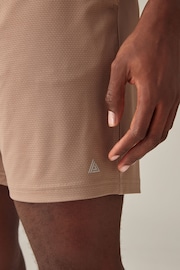 Stone Textured Active Shorts - Image 4 of 11