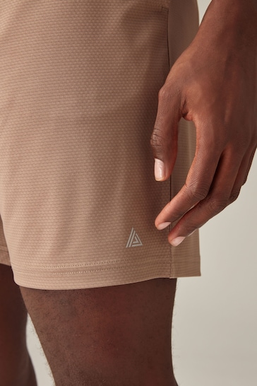 Stone Textured Active Shorts
