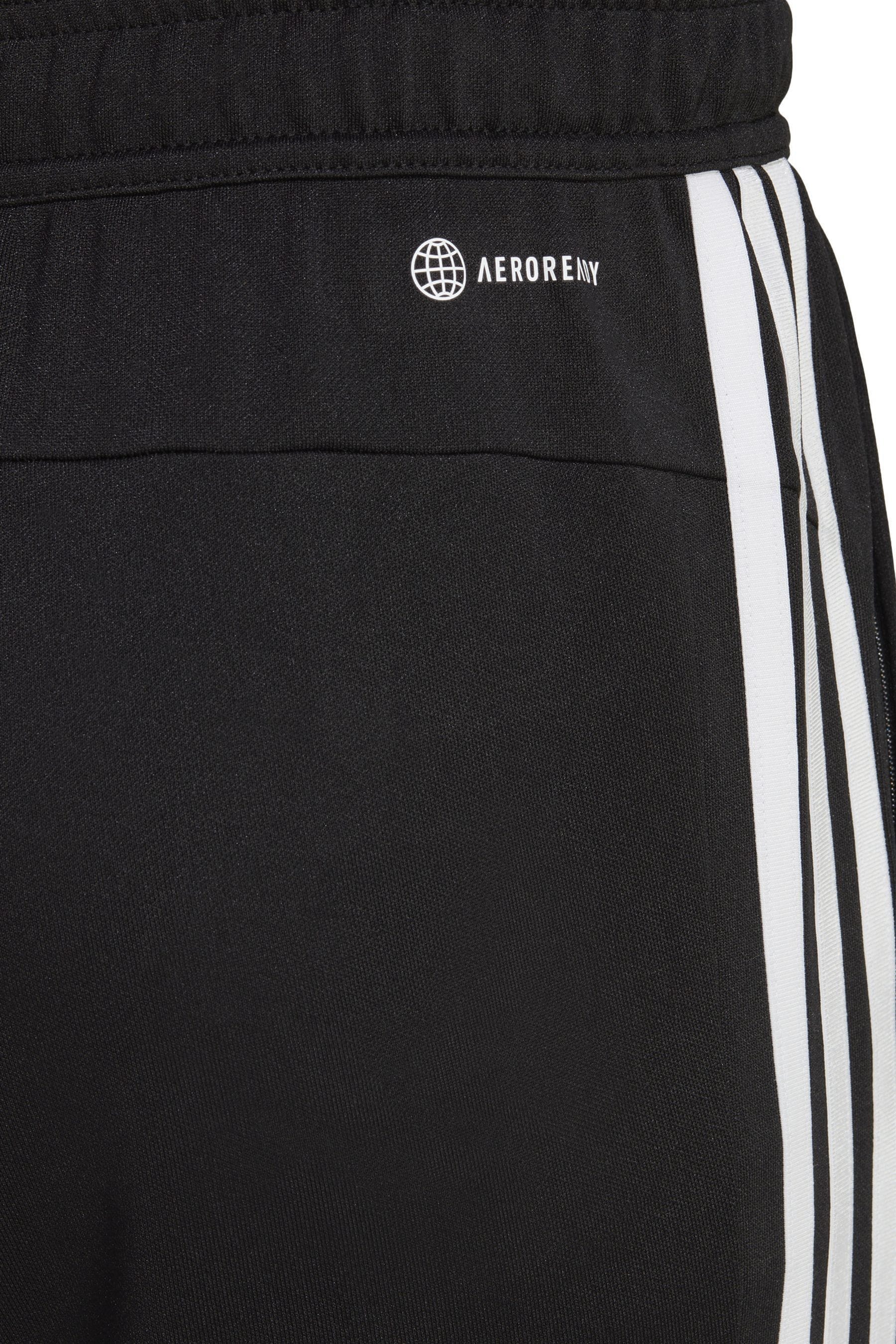 Adidas black cheap 3 stripe pants