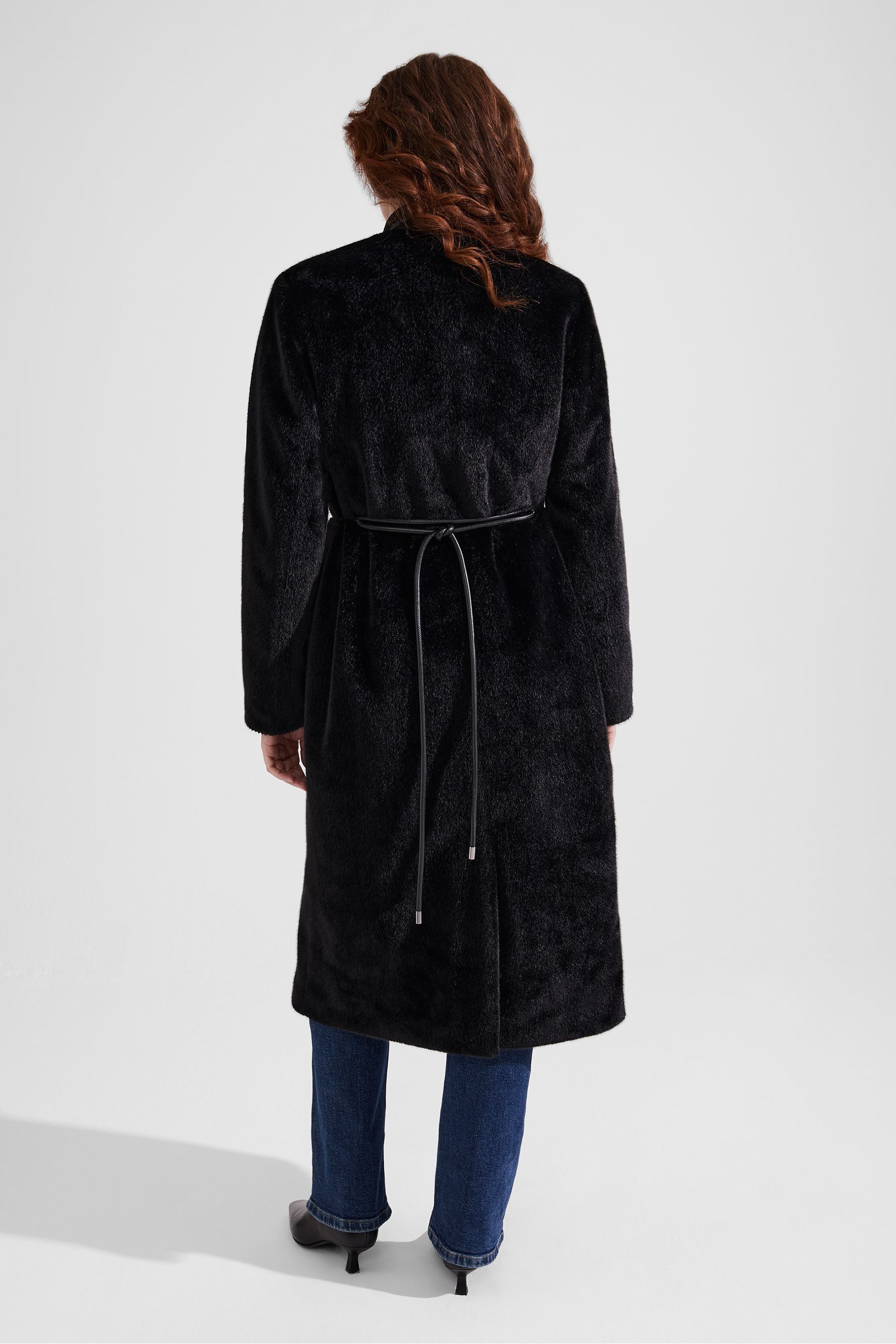 Hobbs rosetta coat hotsell black