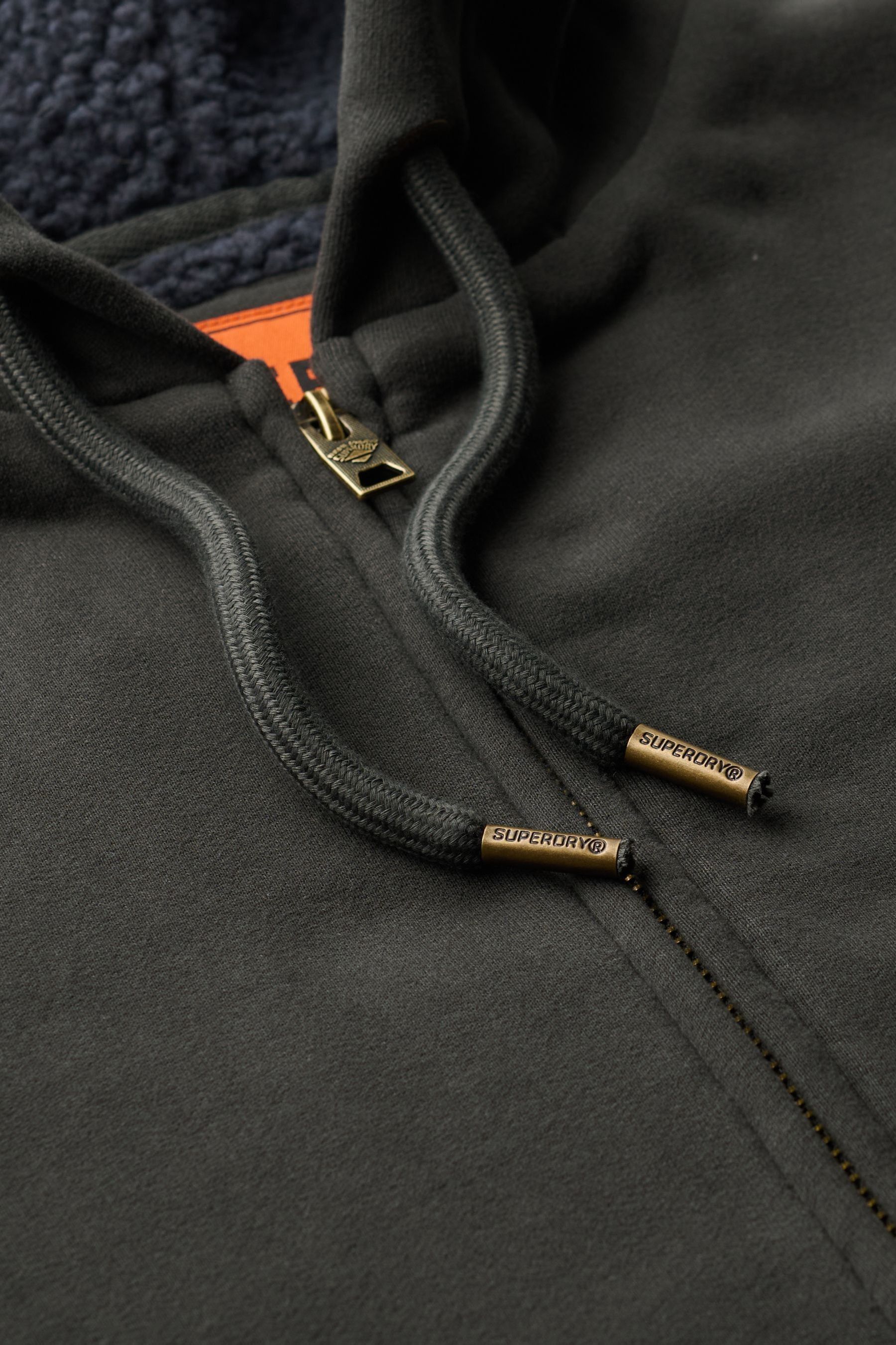 Superdry fleece lined hoodie hot sale