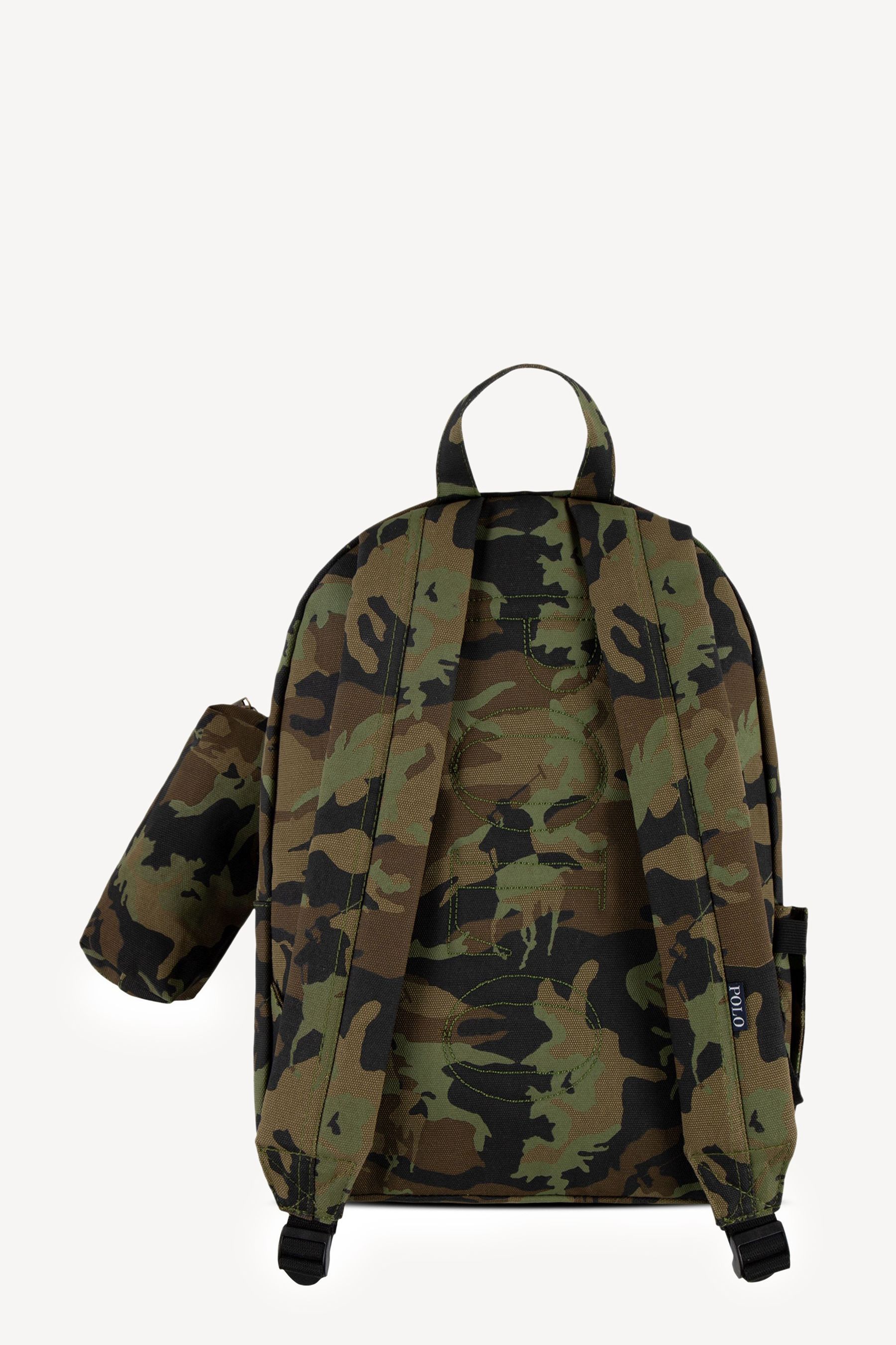 Buy Polo Ralph Lauren Green Camo 100 Cotton Backpack And Pencilcase Set from the Next UK online shop