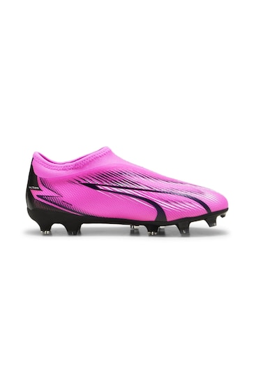 Puma Pink JR Ultra Match Ll FG/AG Football Boots