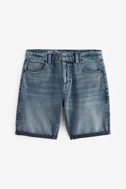 Grey Summer Weight Denim Shorts - Image 6 of 10