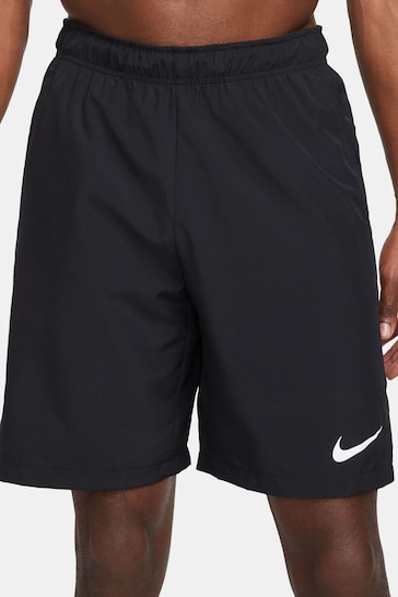 Nike Black Dri-FIT Woven 9 inch Training Shorts