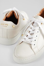 LK Bennett White Signature Leather Trainers - Image 4 of 7