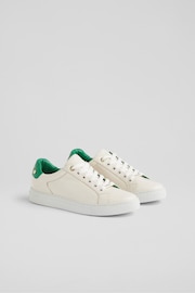 LK Bennett White Signature Leather Trainers - Image 5 of 7