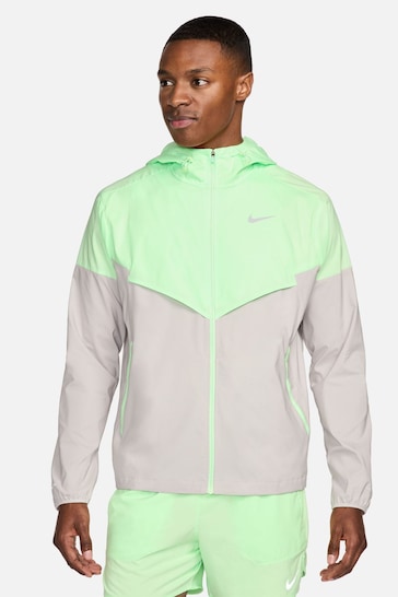 Nike Light Green Light Windrunner Running Jacket