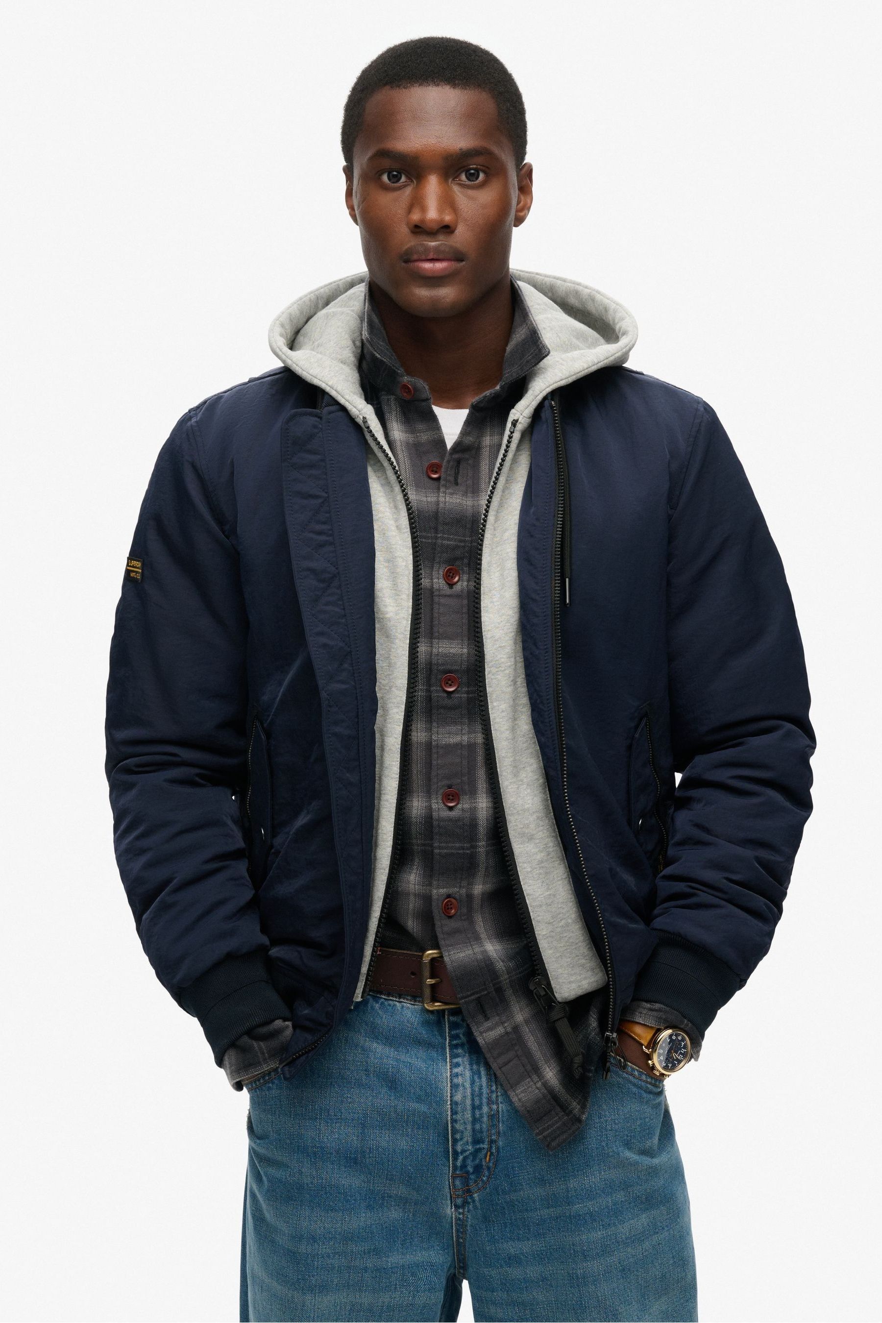 Superdry hooded jacket on sale