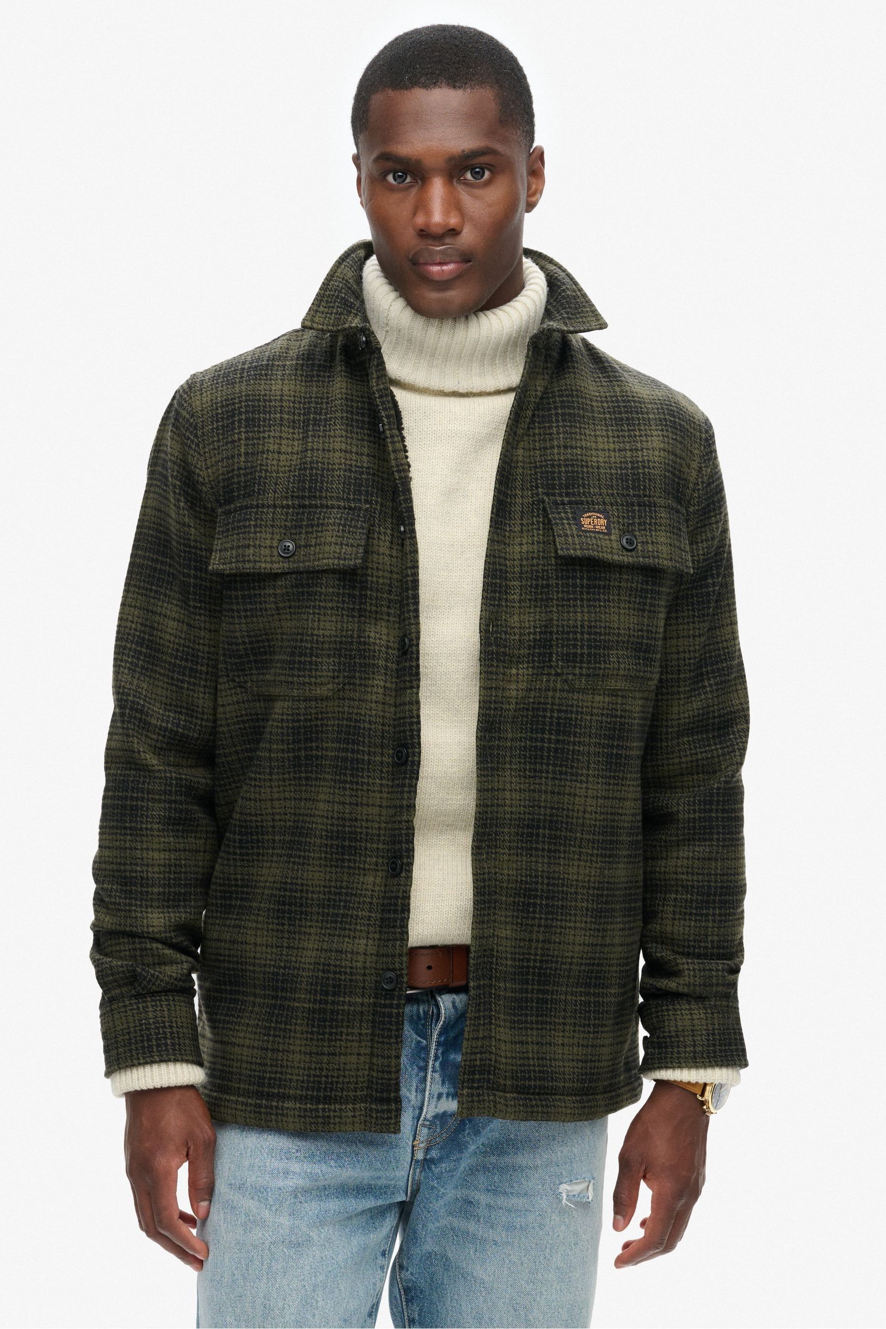 Superdry Men s Wool Miller Overshirt