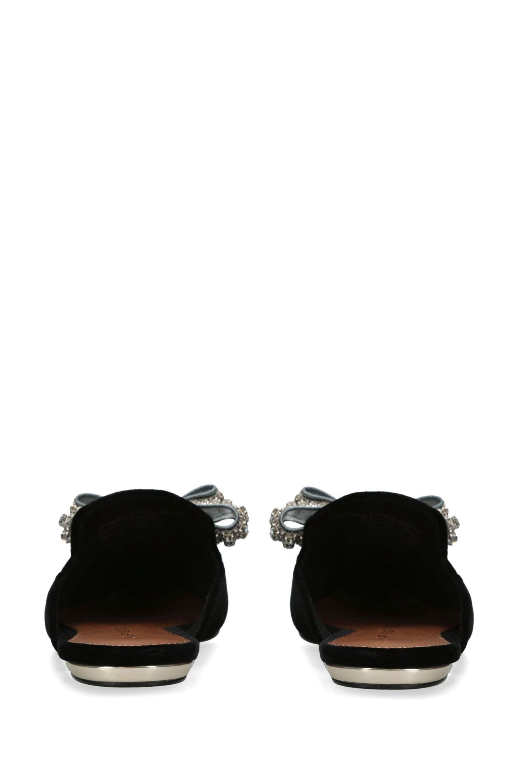 Buy Kurt Geiger London Olive Bow Black Slippers from the Next UK