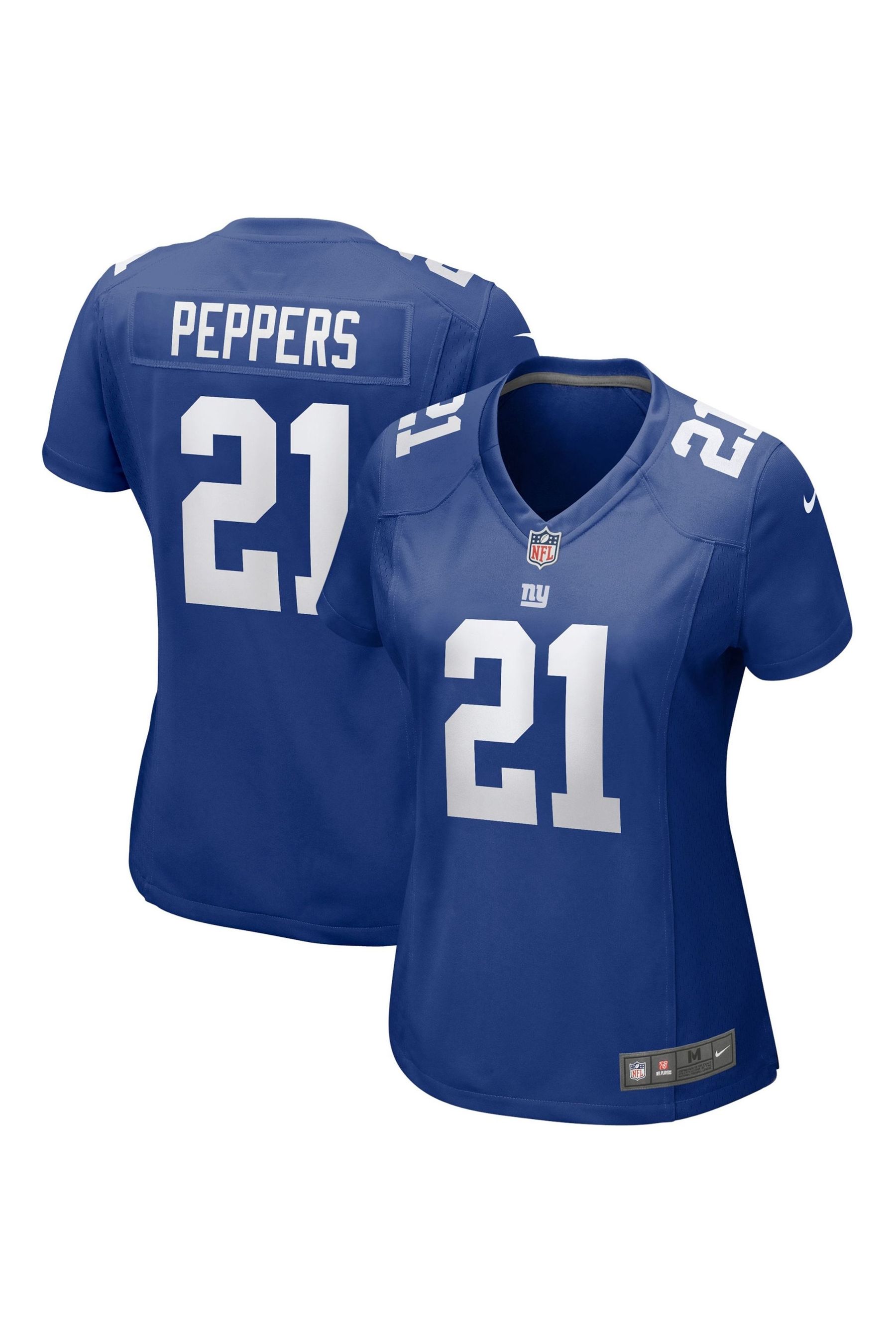 Buy Fanatics Blue New York Giants Jabrill Peppers Home Game Jersey Womens from the Next UK online shop