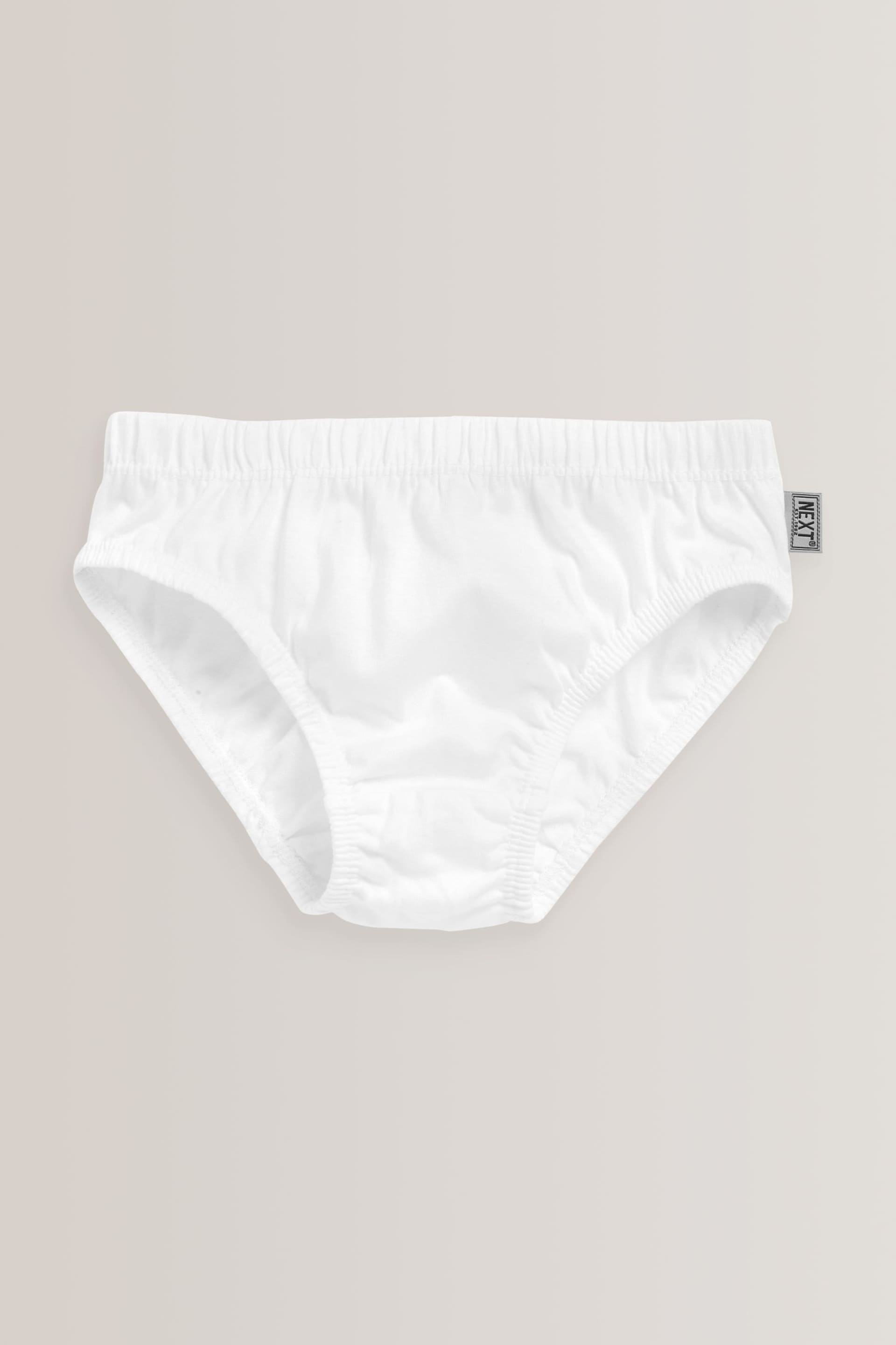 White 7 Pack Briefs (1.5-16yrs) - Image 2 of 3
