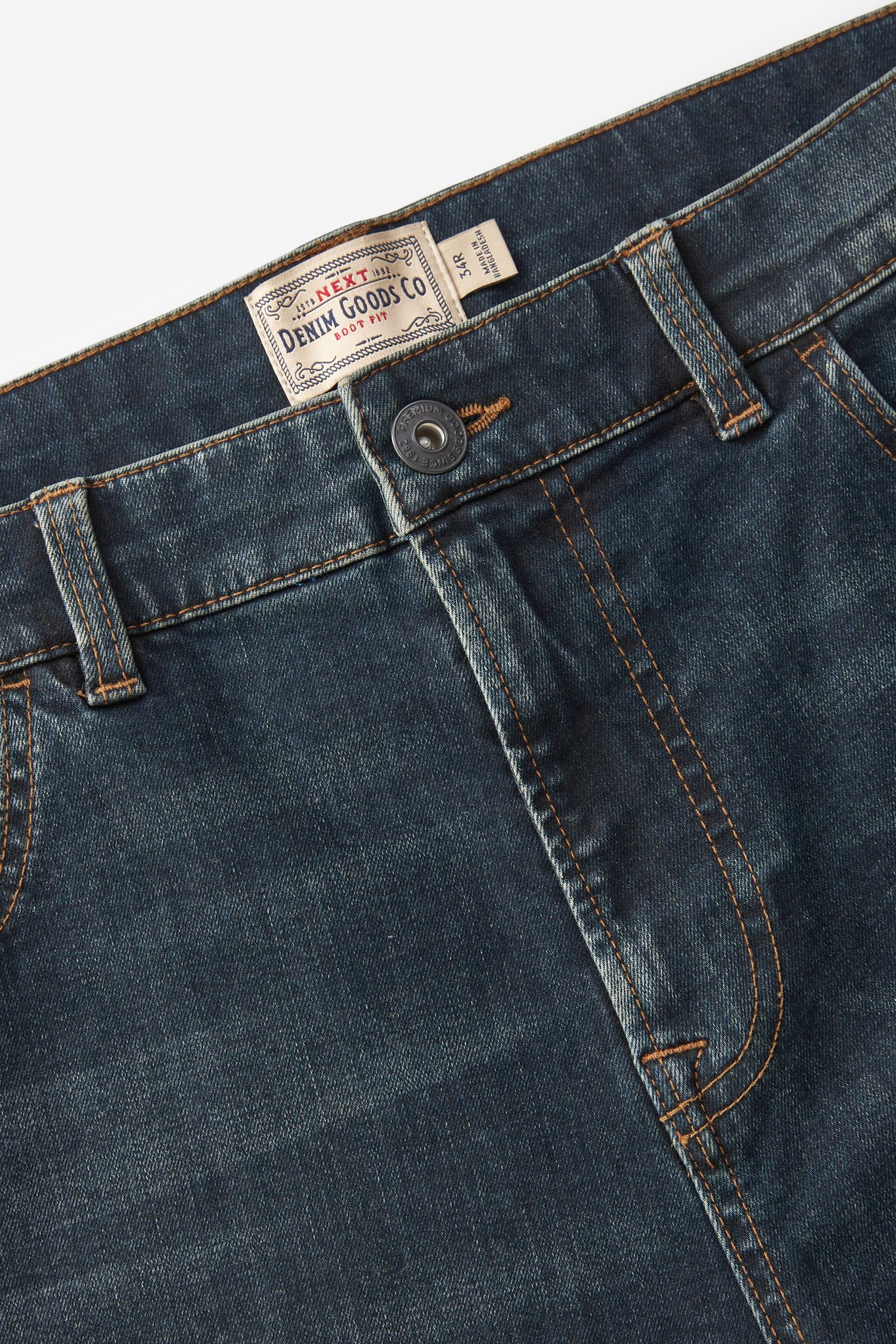 Blue Dark Tint Bootcut Vintage Stretch Authentic Jeans - Image 10 of 11