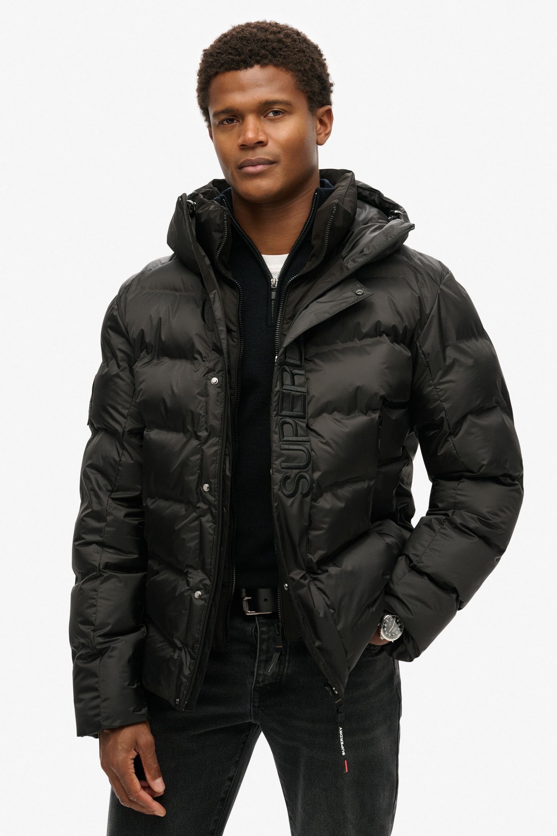 Superdry mens hooded jacket online