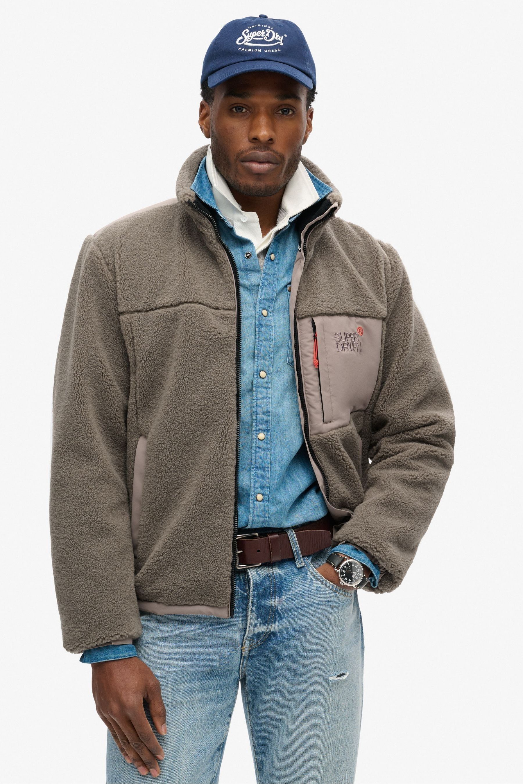 Superdry fleece jacket online