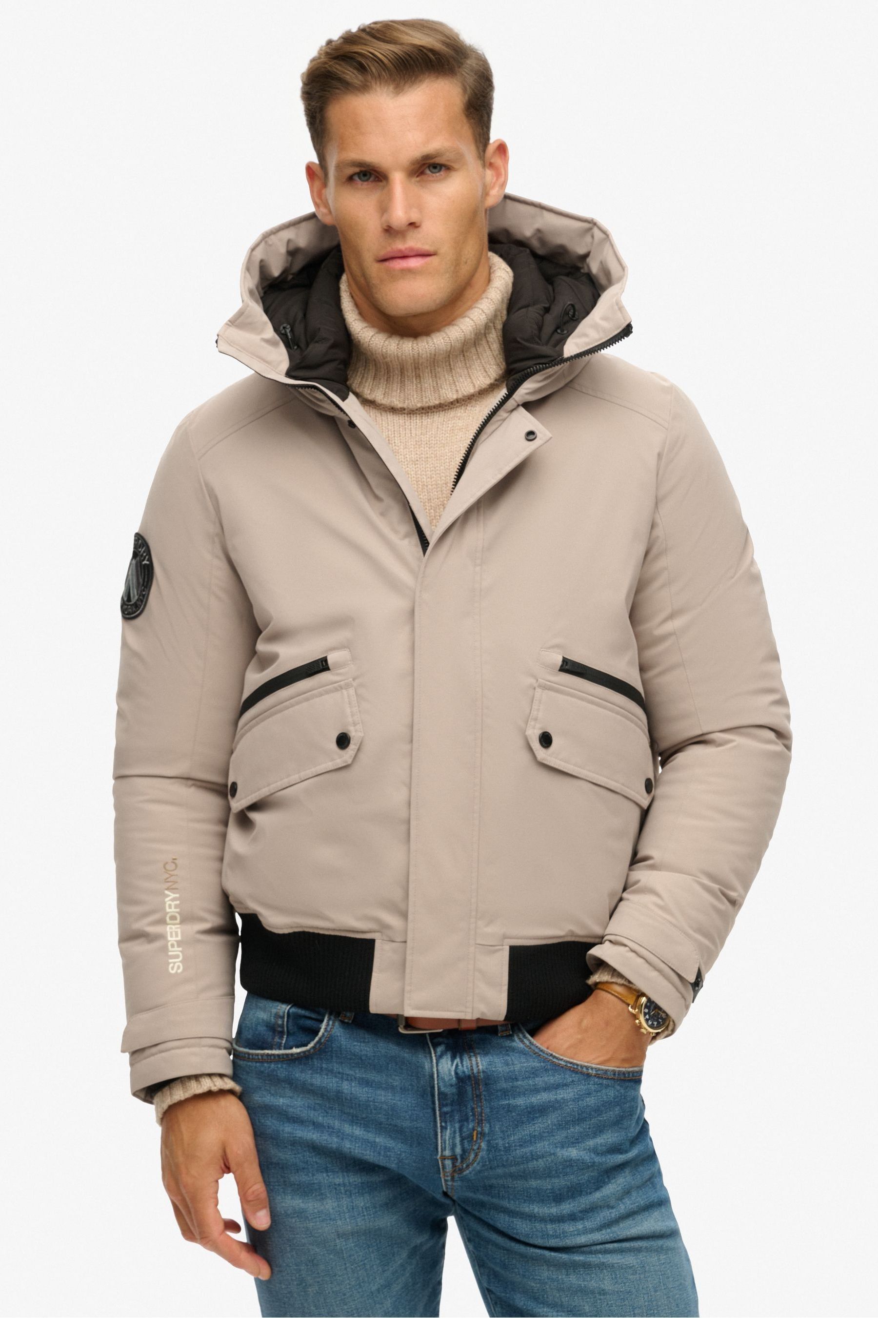 Superdry beige jacket online