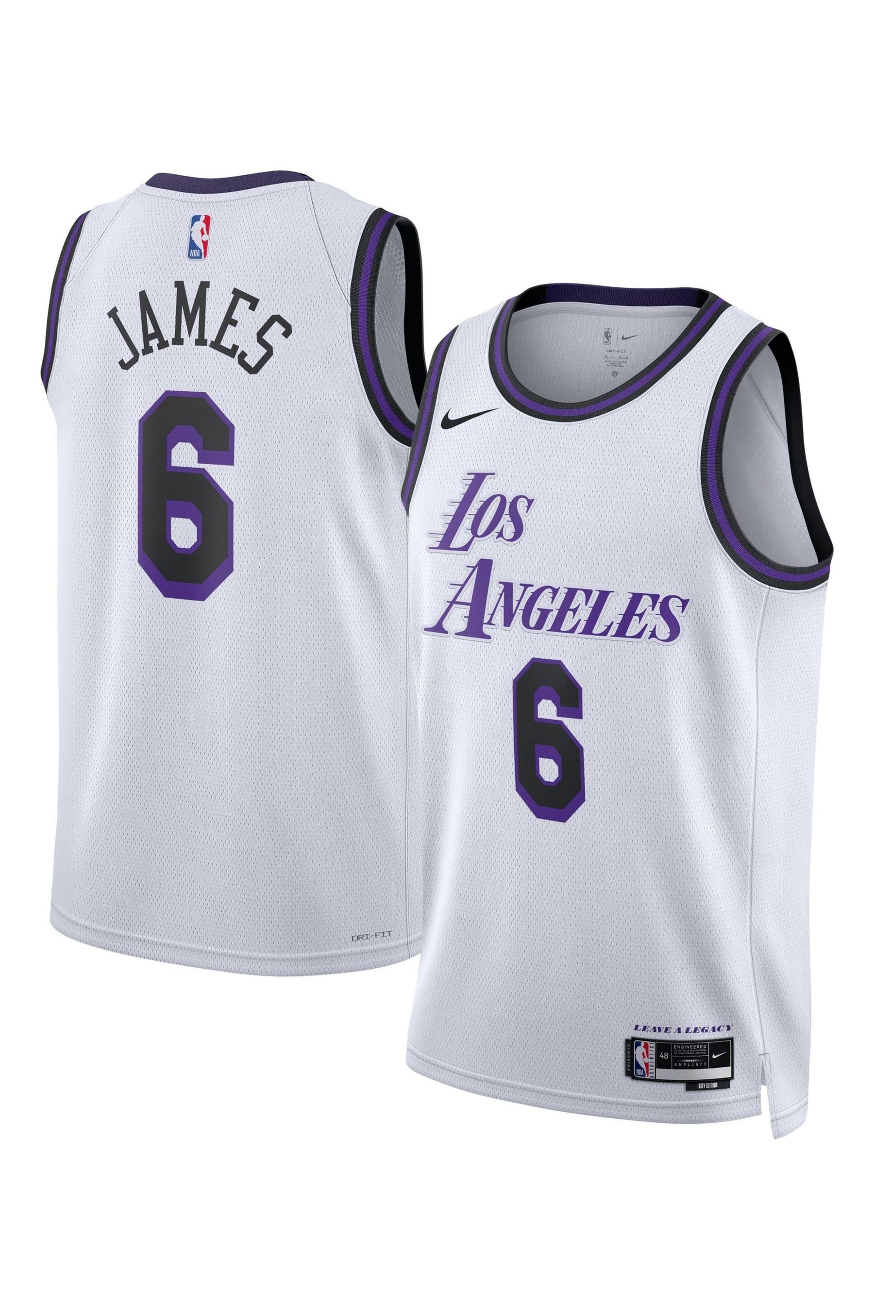 Lakers white jersey clearance lebron