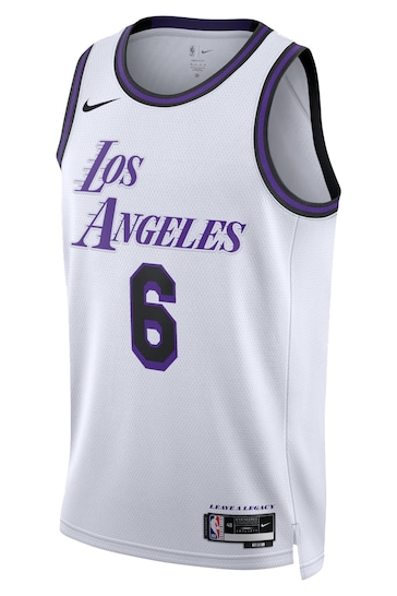 Los Angeles Lakers Nike City Edition Swingman Jersey 22 - White